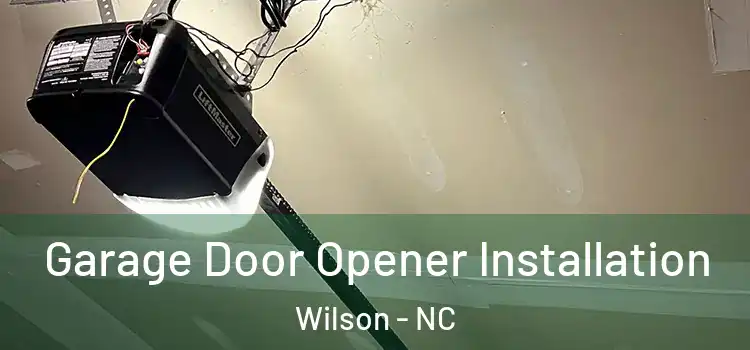  Garage Door Opener Installation Wilson - NC
