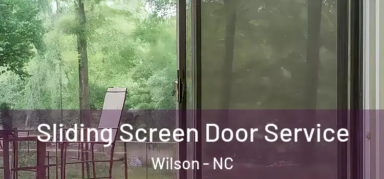 Sliding Screen Door Service Wilson - NC
