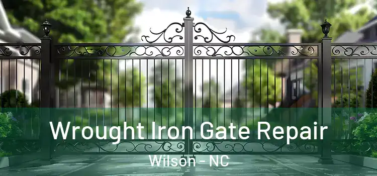 Wrought Iron Gate Repair Wilson - NC